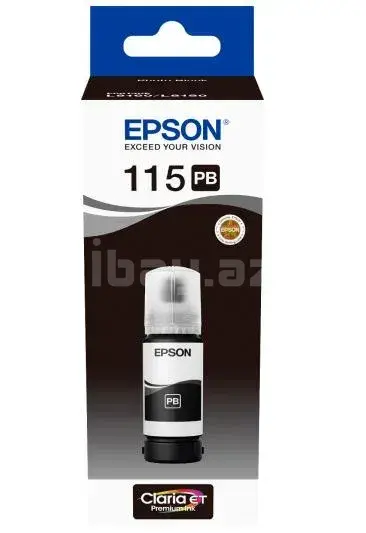 Epson 115 Photo BK Photo Black Оригинальные чернила EcoTank 70 мл