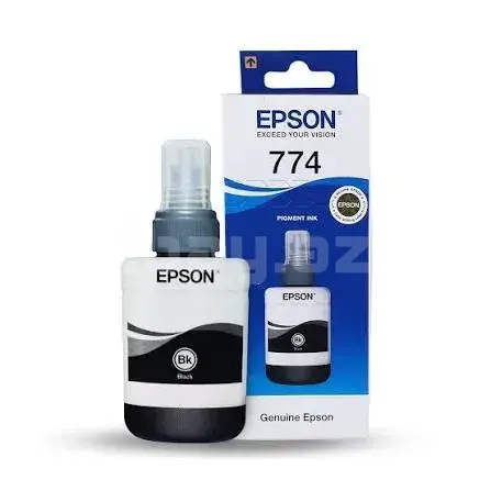 Epson T7741 774 C13T77414A Black Original Pigment Mürəkkəb Bottle 140 ml