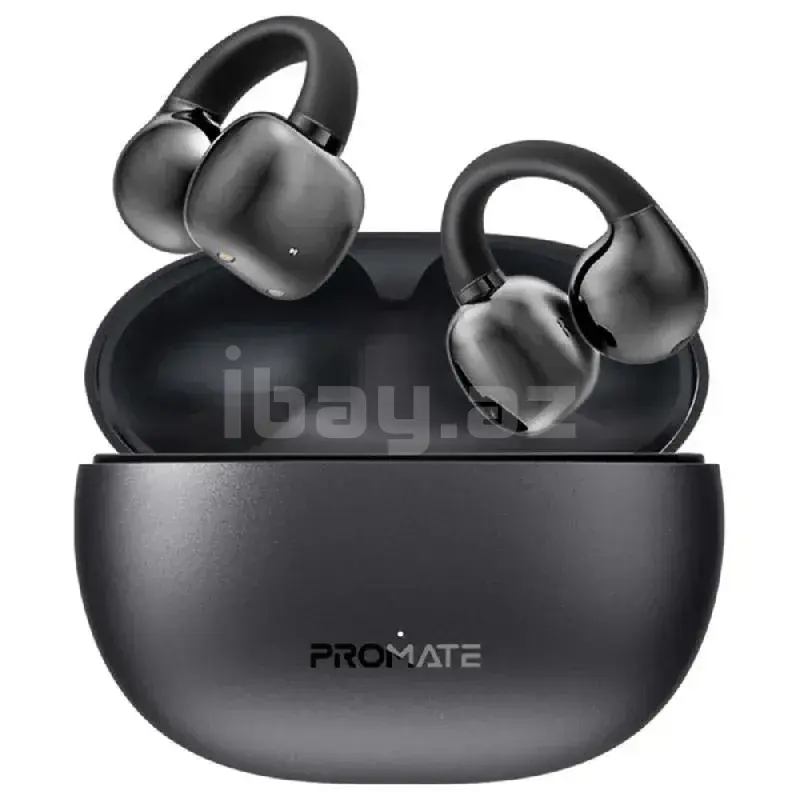 Promate AirClip AudioFit Open-Ear Clip-On TWS – Simsiz Qulaqlıq