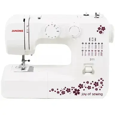 Janome 311 электромеханическая швейная машина – 15 виды стежков и автоматическая намотка нити