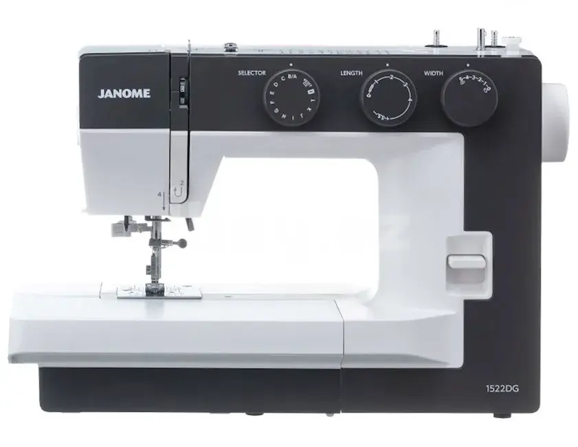 Janome 1522DG elektromexaniki tikiş maşını – böyük iş sahəsi və elastik zigzaq
