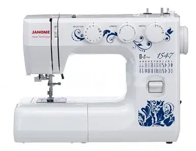 Janome 1547 электромеханическая швейная машина – 47 программ и автоматические функции