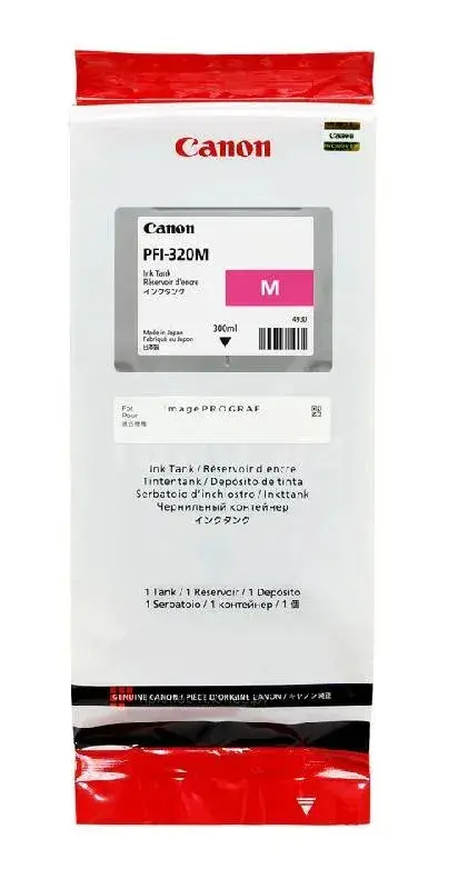 Canon PFI-320 M 2892C001AA Magenta Оригинальный пигментный картридж