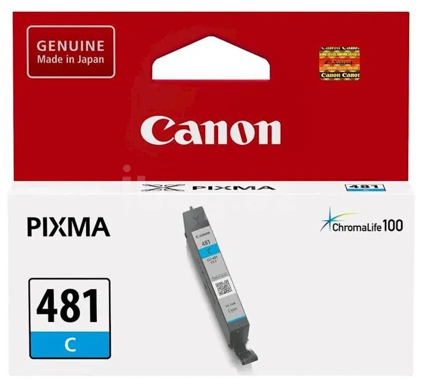 Canon CLI-481 Mavi (Cyan) Kartric 256 Səhifə