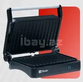 Silver SL-8106 Электрический Контактный Гриль 2000W 2