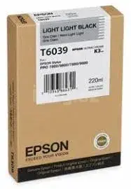 Epson T6039 C13T603900 Light Light Black Оригинальный струйный картридж 3