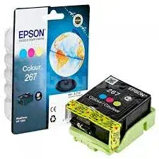 Epson 267 Globe C13T26704010 Tri-Colour Оригинальный цветной картридж 6.7 мл 200 страниц 2