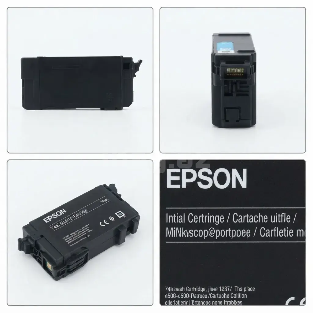 Epson UltraChrome XD2 T40D240 C13T40D240 Cyan Оригинальный струйный картридж 50 мл 3