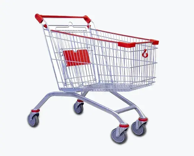Market Arabası 180L – Böyük Tutumlu Supermarket Arabası