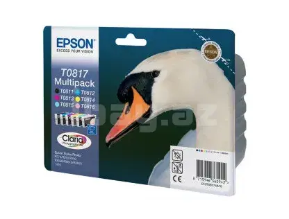 Epson T0807 C13T08074011 Claria Photographic 6 Rəngli Original Kartric