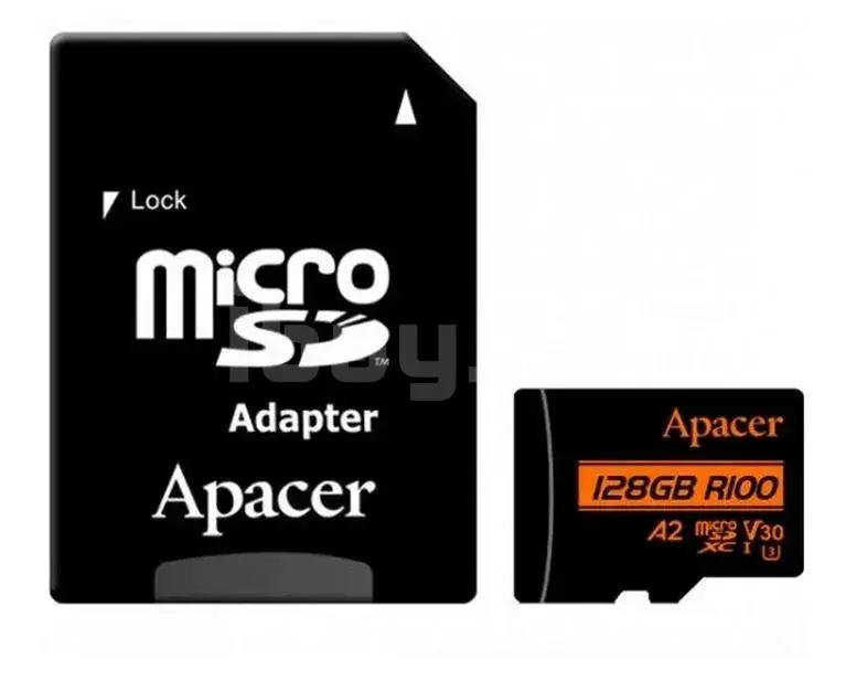 Apacer AP128GMCSX10U8-R 128GB Карта памяти microSDXC U3 V30 A2