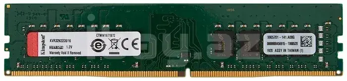 Kingston ValueRAM 16GB DDR4 3200MT/s UDIMM CL22 1Rx8 RAM