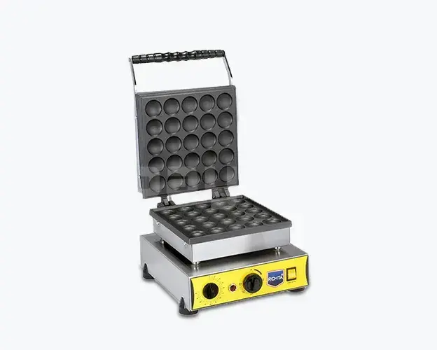 Remta W22 Bubble Waffle – Одинарная круглая вафельница, тефлоновое покрытие, 1200 Вт