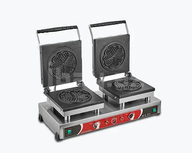 Remta W20 Двойная вафельница – Квадрат + Цветок, 2400W