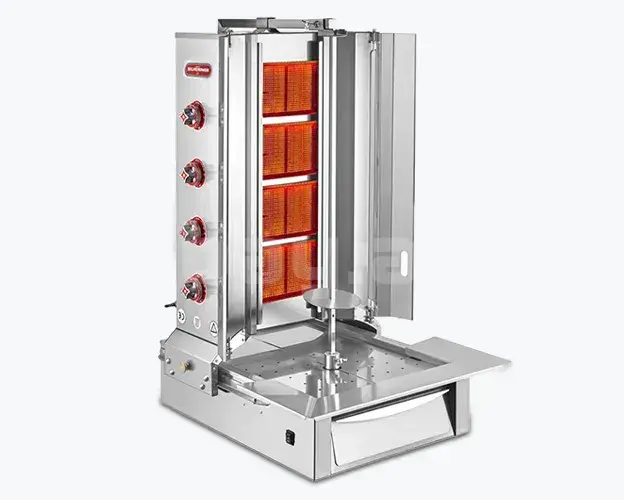 Peşəkar Dönər Aparatı – Yüksək Güclü, Paslanmayan Polad, 14.95 kW