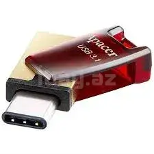 Apacer AH180 AP64GAH180R-1 64GB USB-C və USB-A Fleş Yaddaş 3