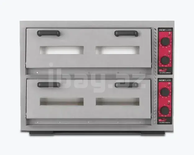 İnoxClass Pizza Fırını 30 Sm 6+6 Elektrikli – 380V