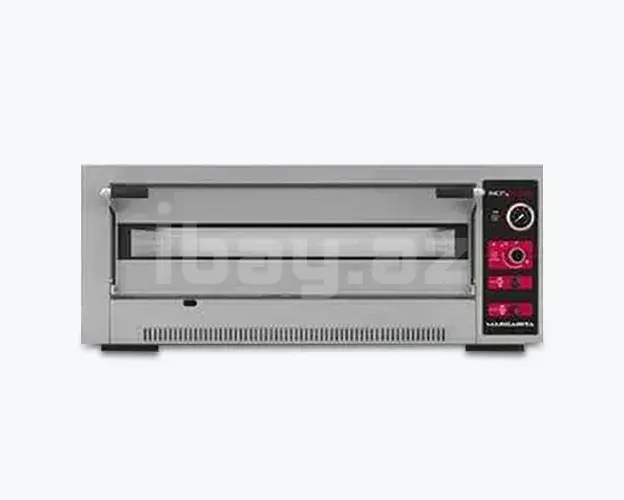 İnoxClass Pizza Fırını 30 Sm Tək 6 Qazlı – 220V