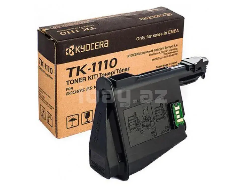Kyocera TK-1110 1T02M50NX0 Black Original Toner Kartrici 2500 Səhifə 1