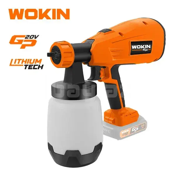 WOKIN Аккумуляторный Краскопульт 300 мл 20V – Удобный и Беспроводной