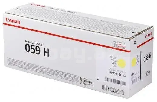 Canon Cartridge 059H CRG-059H Y Yellow Оригинальный тонер-картридж