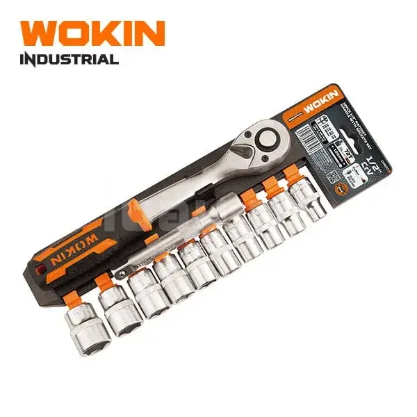 WOKIN Набор Торцевых Ключей 1/2″ 12 Предметов – Cr-V