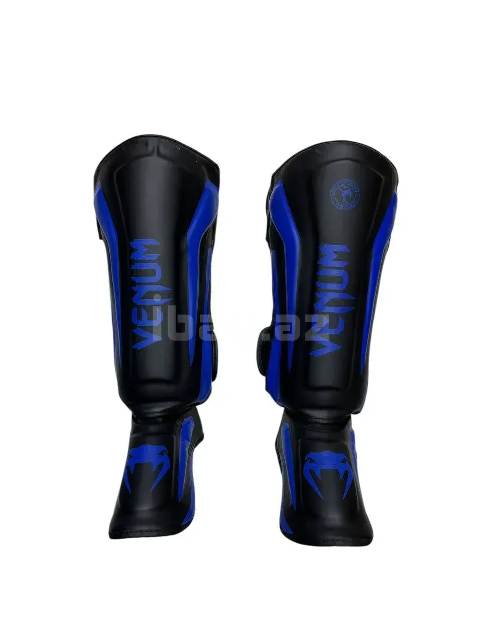 Защита голени и стопы Venum – детские shin guards Skintex (синий)