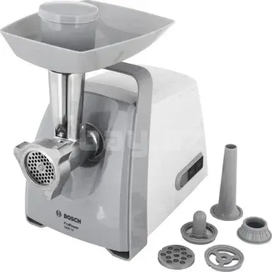 Мясорубка Bosch MFW45020 – 500 Вт, 2.7 кг/мин, реверс, насадки для колбас