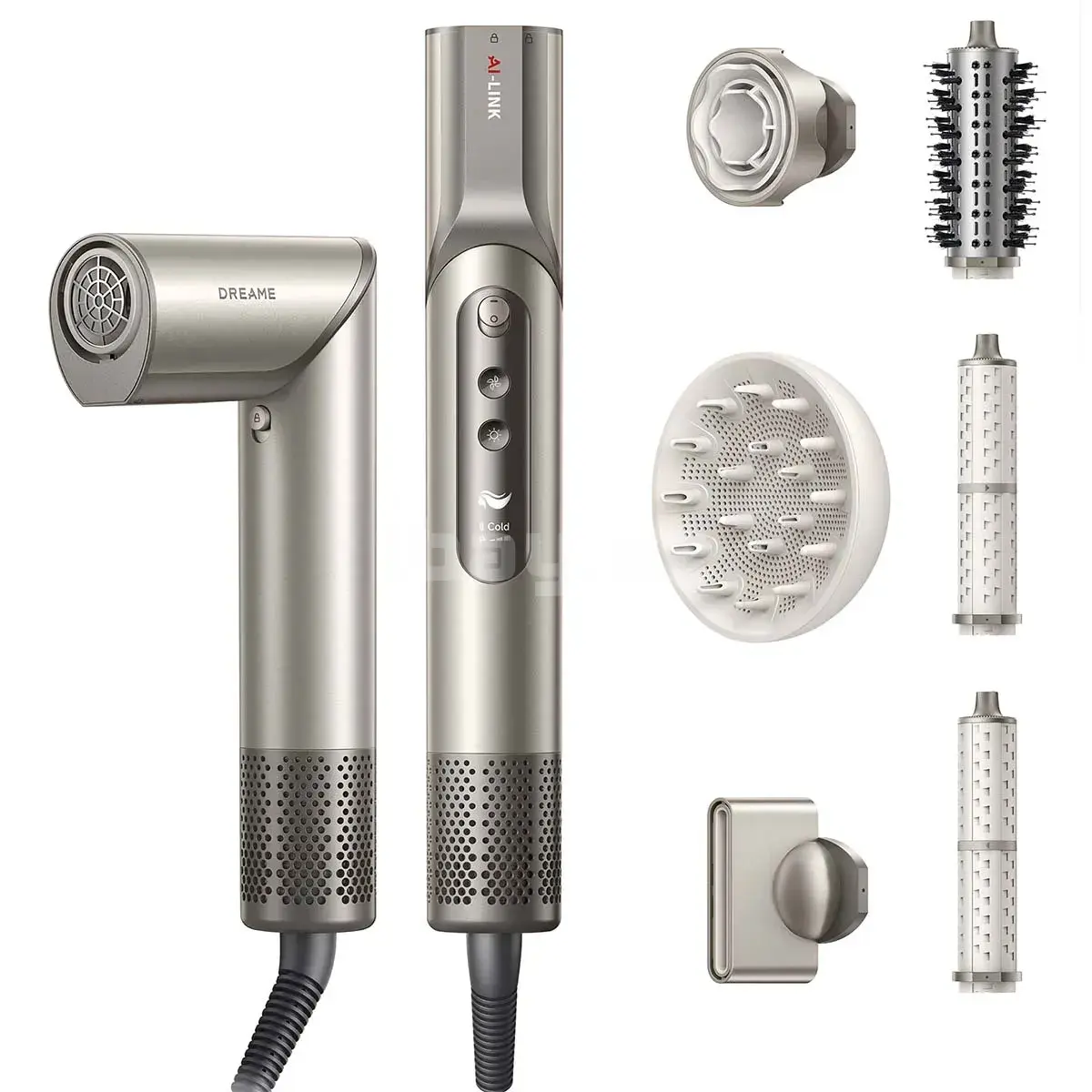 Dreame Hair Dryer Dazzle Fen – 1400W, İonizasiya, 3 Rejim, Soyuq Hava