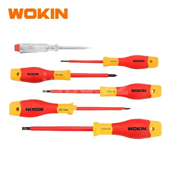 WOKIN Yüksək İzolyasiyalı 6 Parça Tornavida Dəsti