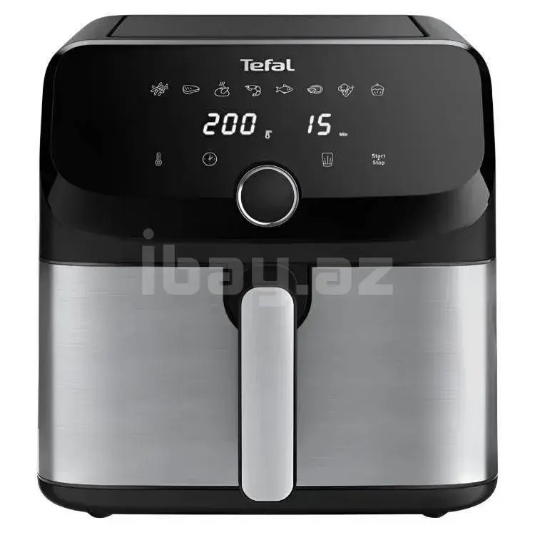 Аэрогриль Tefal Easy Fry Mega – 7.5L, 8 программ, 80–200°C