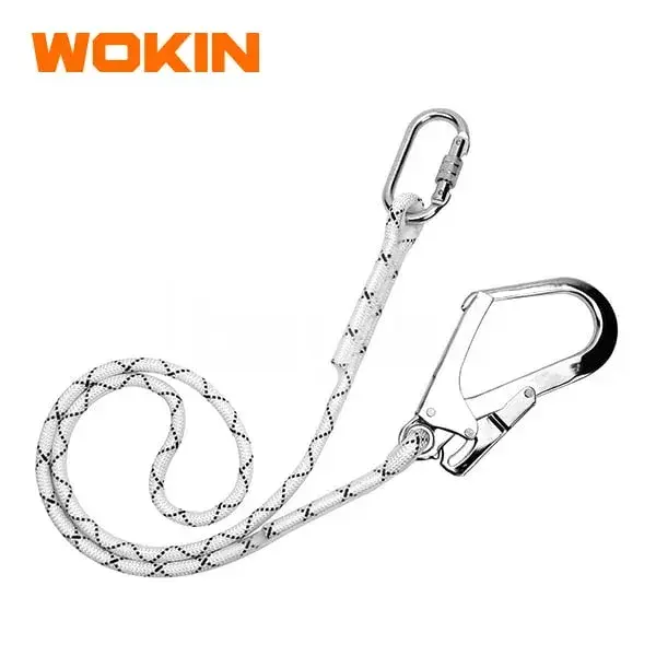 WOKIN Təhlükəsizlik Kəməri Halatı 1.8M – Lanyard + Karabina 1