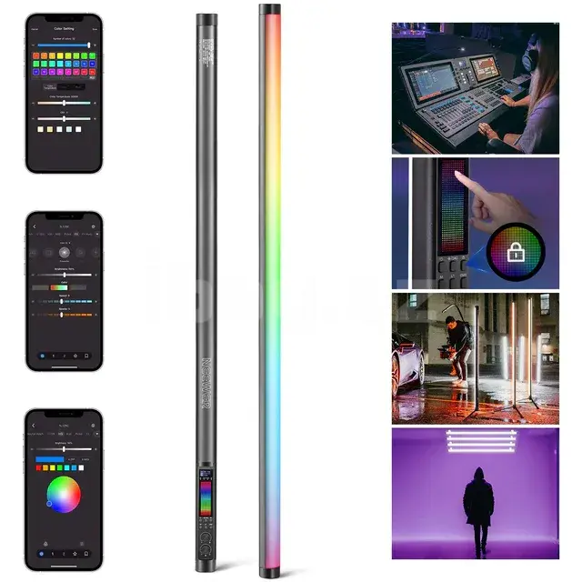 Neewer TL120C RGB LED Tube İşığı 127sm