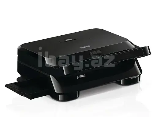 Сэндвичница Braun SM5001 800W Чёрная (Съёмные панели)