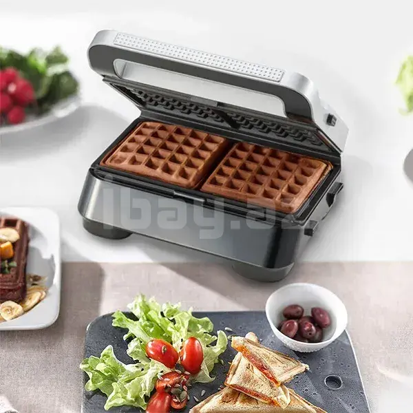 Сэндвичница Braun SM5005 3 в 1 (Вафли, гриль) 800W Серебристая
