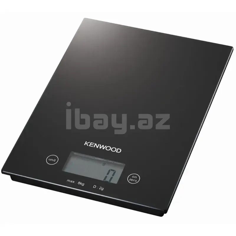 Кухонные весы Kenwood WEP60.000BK – 8 кг, точность 2 г, стекло