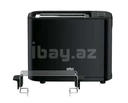 Braun PurEase HT 3010 BK 0X23010009 Черный тостер 1000 Вт – 2 отделения, 7 степеней обжаривания 3