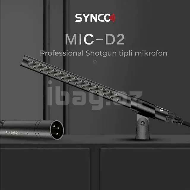 SYNCO Mic-D2 гиперкардиоидный XLR shotgun микрофон 3