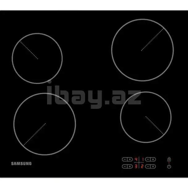 Плита Samsung NZ64T3506AK/WT – Электрическая, 4 Конфорки