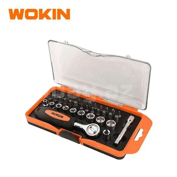 WOKIN 38 Parça Cır-cırlı Bits Ucluq və Qalofka Açarı Dəsti