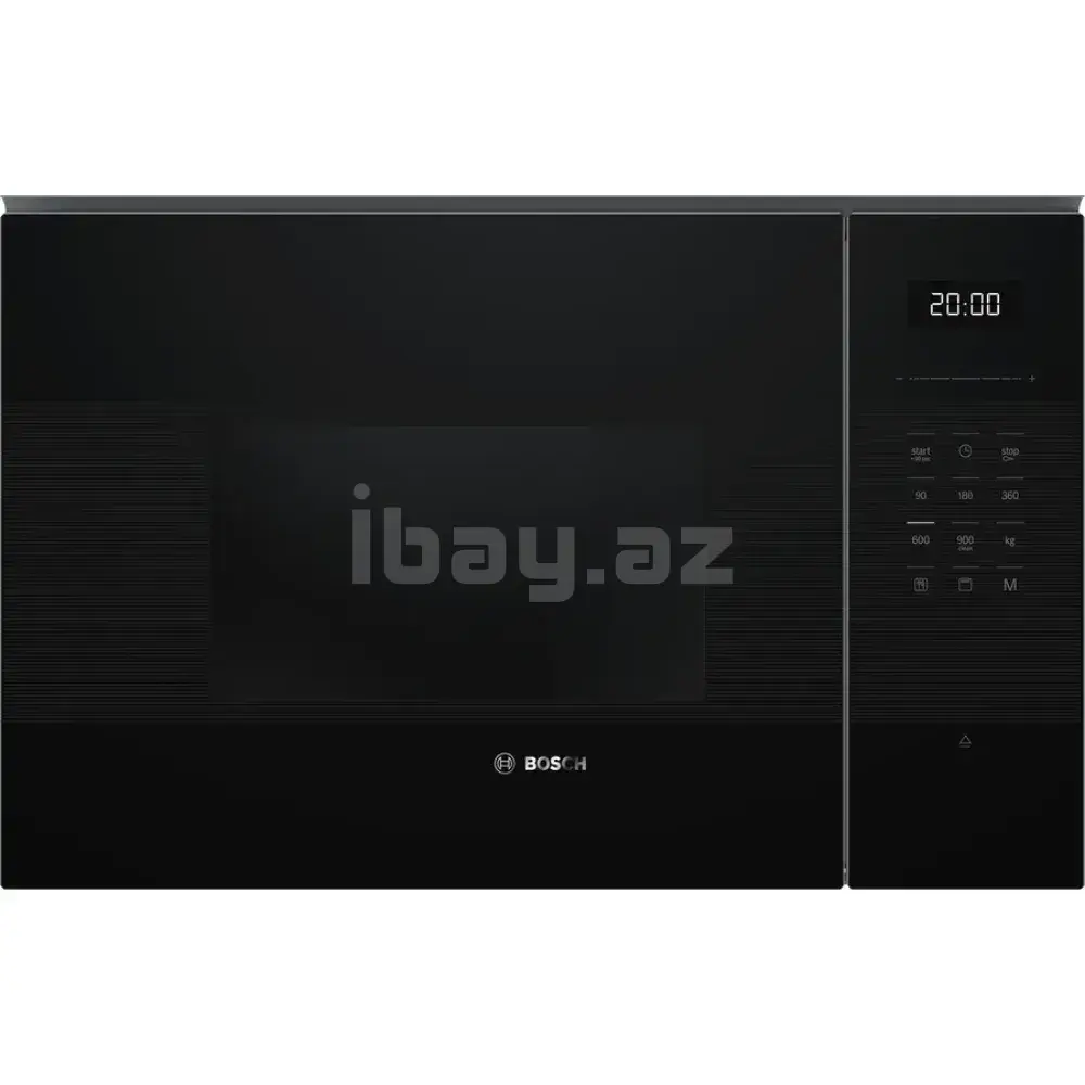 Mikrodalğalı soba Bosch BEL554MB2 25L Qril Elektron Qara Quraşdırılan