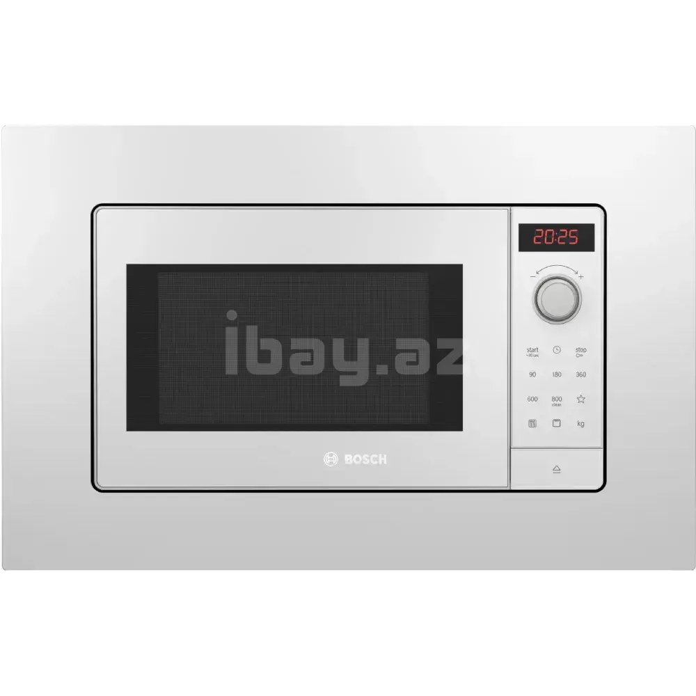 Mikrodalğalı soba Bosch BEL653MW3 25L Qril Elektron Ağ Quraşdırılan