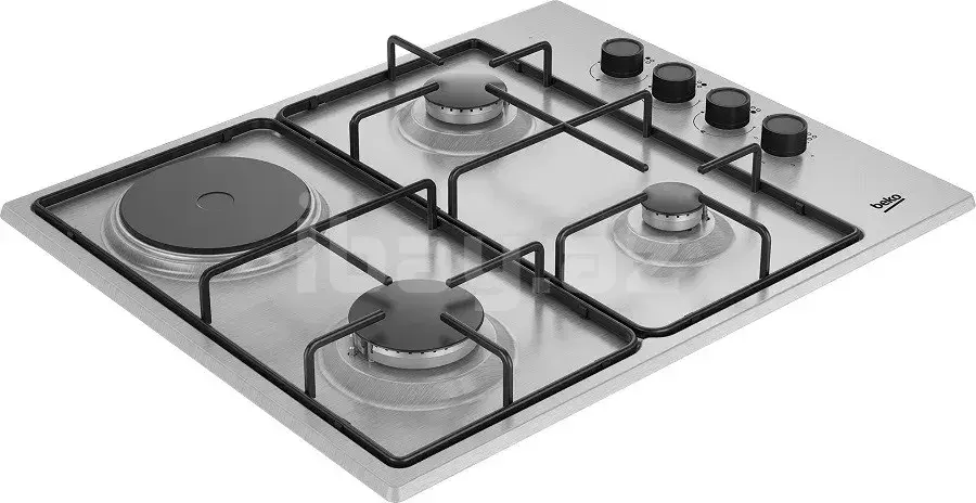 Beko HIGM 64123 SX Kombinləşdirilmiş Bişirmə Paneli – 4 Gözlü,