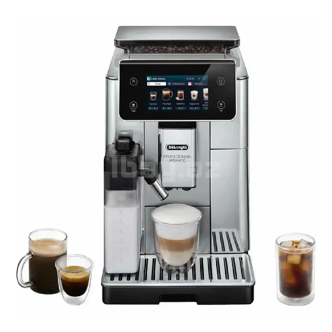 Кофемашина DeLonghi PrimaDonna Elite ECAM650.85.MS 19 бар 1450W TFT Smart 18 напитков