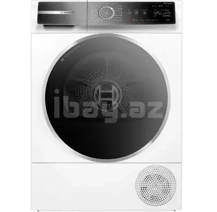 Quruducu maşın Bosch WQB245B0ME — 9 kq, istilik nasosu, A+++ sinif, ağ