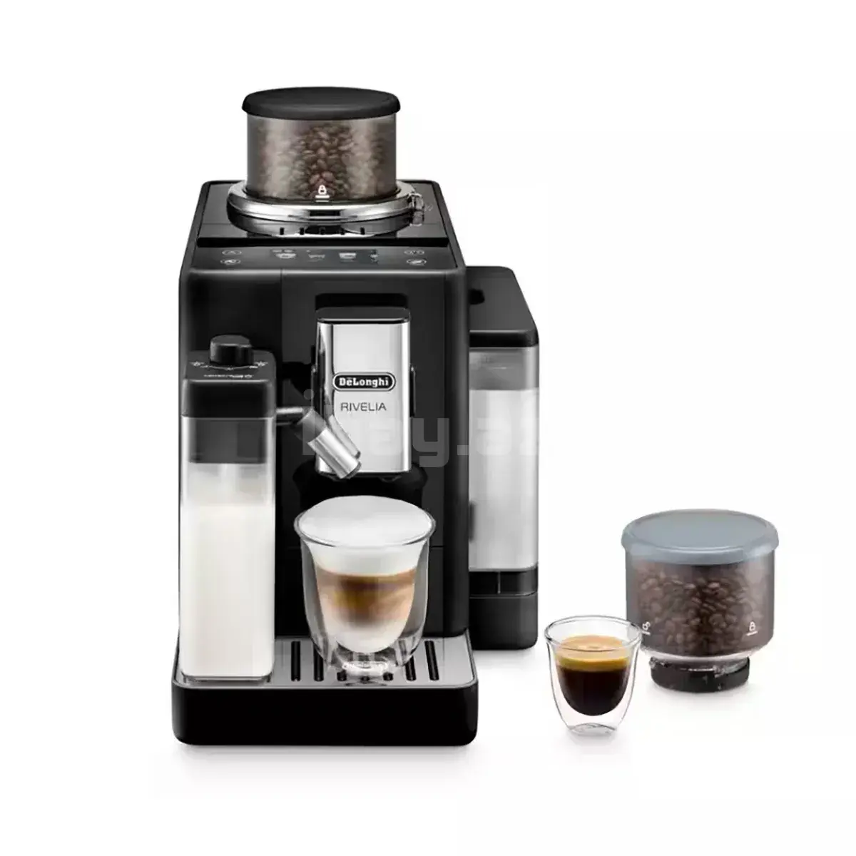 Кофемашина DeLonghi Rivelia EXAM440.55.B 19 Бар, 1450W, для Зернового и Молотого Кофе
