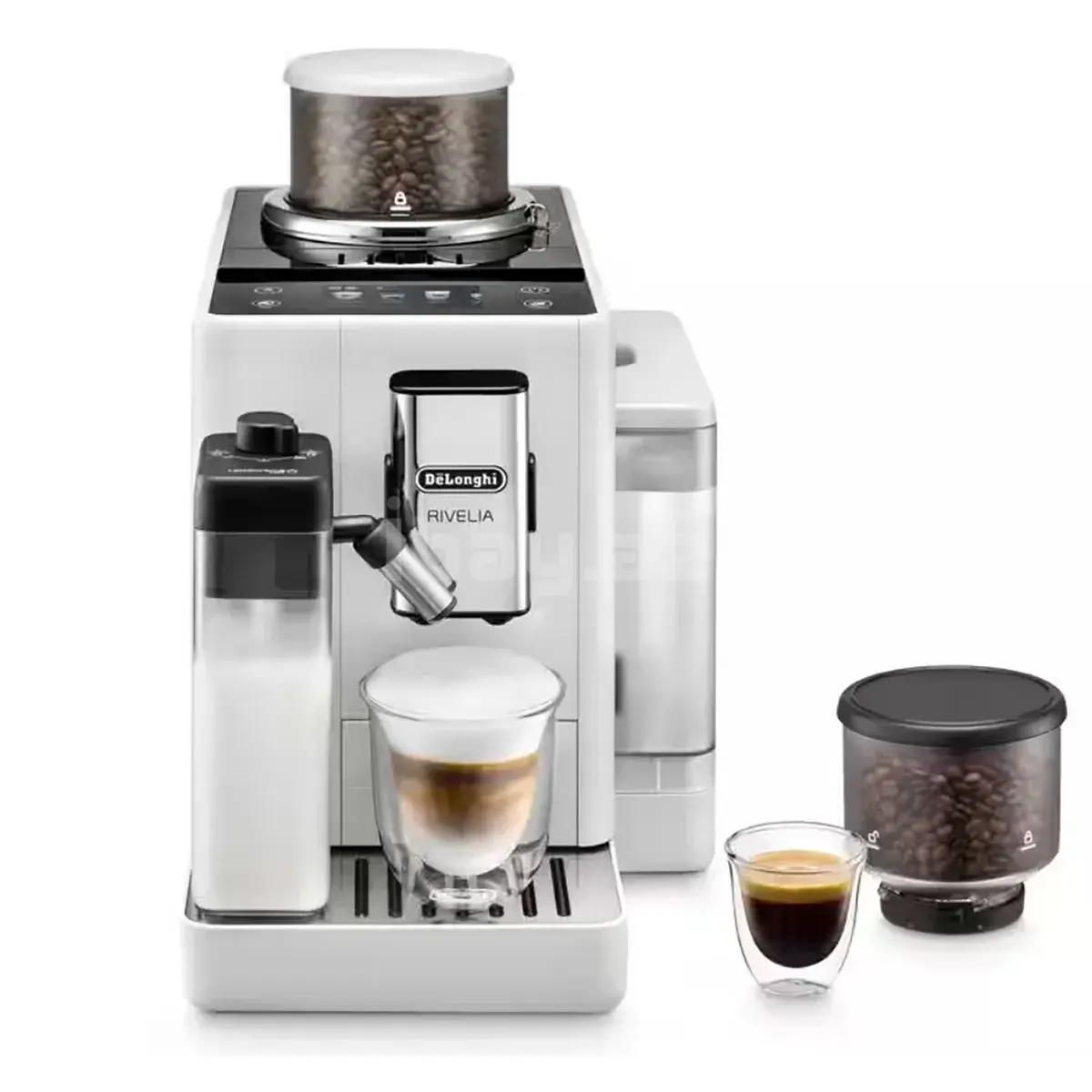 Кофемашина DeLonghi Rivelia EXAM440.55.W 19 Бар, 1450W, для Зернового и Молотого Кофе