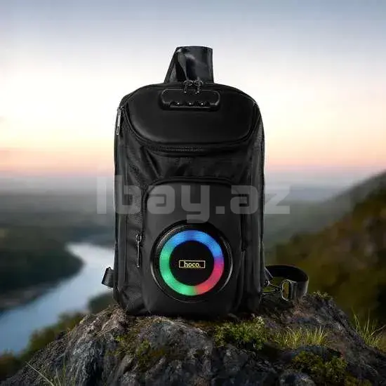 HOCO HC42 Bluetooth рюкзак колонка Journey Bass LED 8W