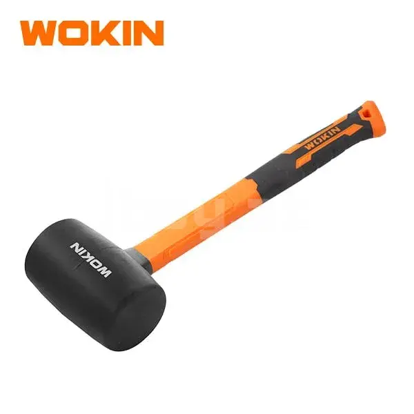 Резиновый молоток WOKIN 675 г с фиберглассовой ручкой