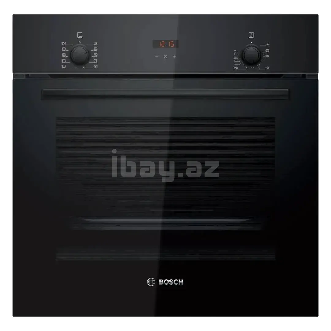 Встраиваемая духовка Bosch HBF512BB1T – Serie 2, 66 л, 3D Hotair, черная 1